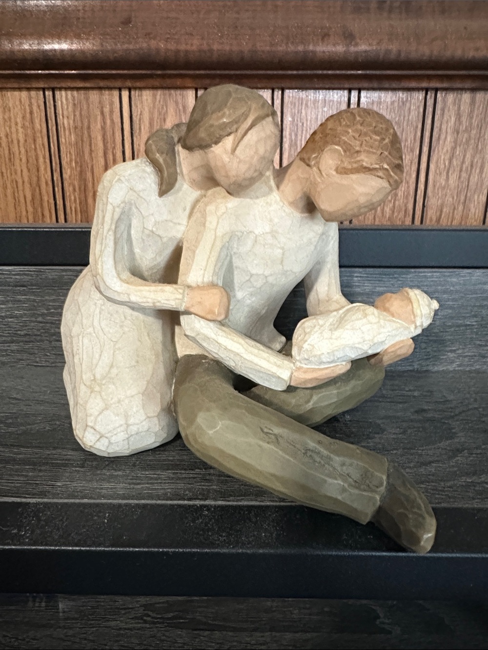 Willow Tree Neutral Family Sculpture in Cream, Tan & Olive